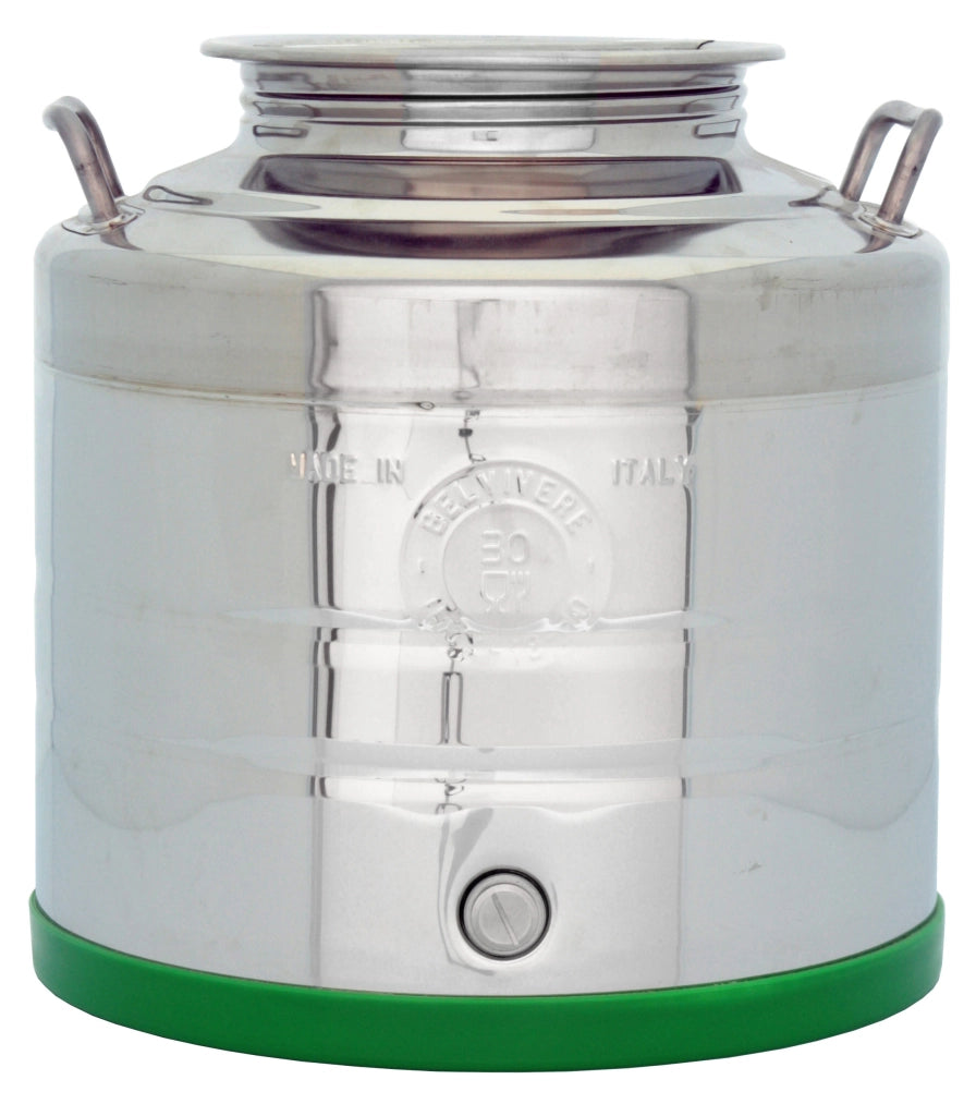CONTENITORE ACCIAIO INOX PER OLIO 30 L STD- BELVIVERE- 1,0 pz
