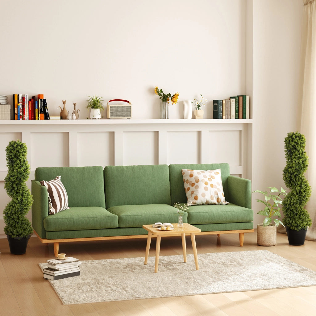 Piante Finte in Vaso 2 Pezzi ¨C zephmum ¨C Verde, 90 cm