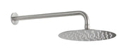 Kit soffione Ø250 con braccio 350 mm spazzolato Testori