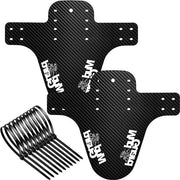 Patroon per Mountain Bike in Fibra di Carbonio 3D - Etichetta Bianca