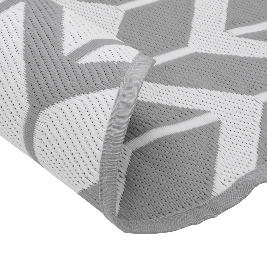 Tappeto da Esterno ARAKIL Grigio Ã˜120 cm in PP