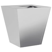 Fioriera | Cassetta per fiori | Vaso da Giardino 30x30x30 cm Acciaio Zincato