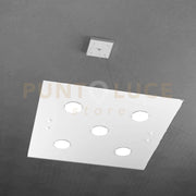 PATH SOSPENSIONE 5 LUCI ATTACCO GX53 BIANCO