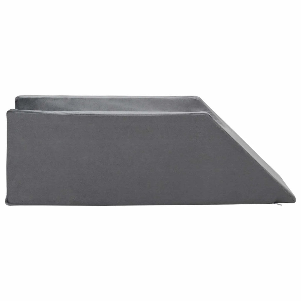 Cuscino per Gambe Grigio 68 x 25 x 21,5 cm Schiuma PU 42020193