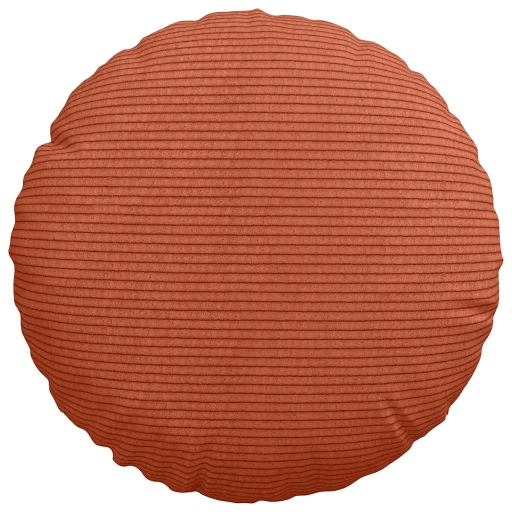 Cuscini per Seduta 2 pcs Rosso Arancio Ø30 x 13 cm