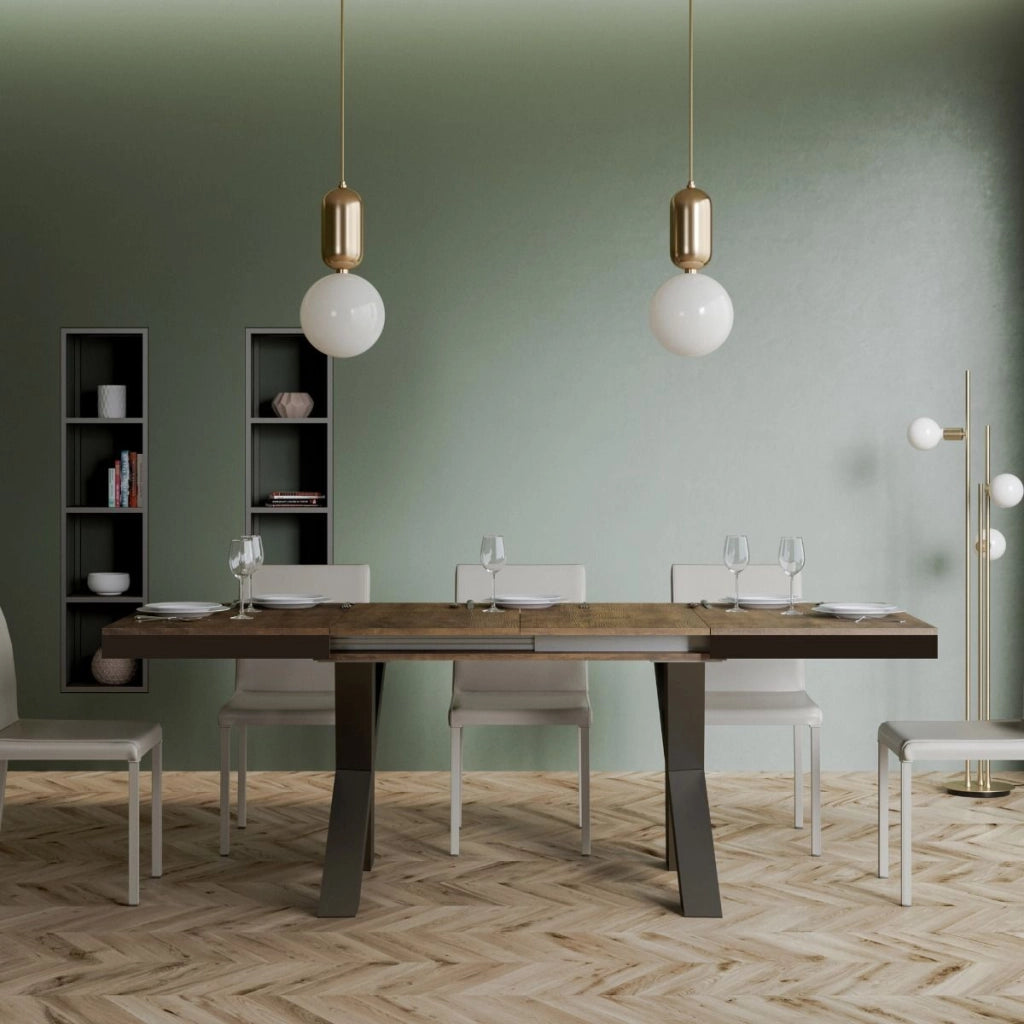 Tavolo Allungabile 160-264x90x80 cm Traffic Evolution Noce