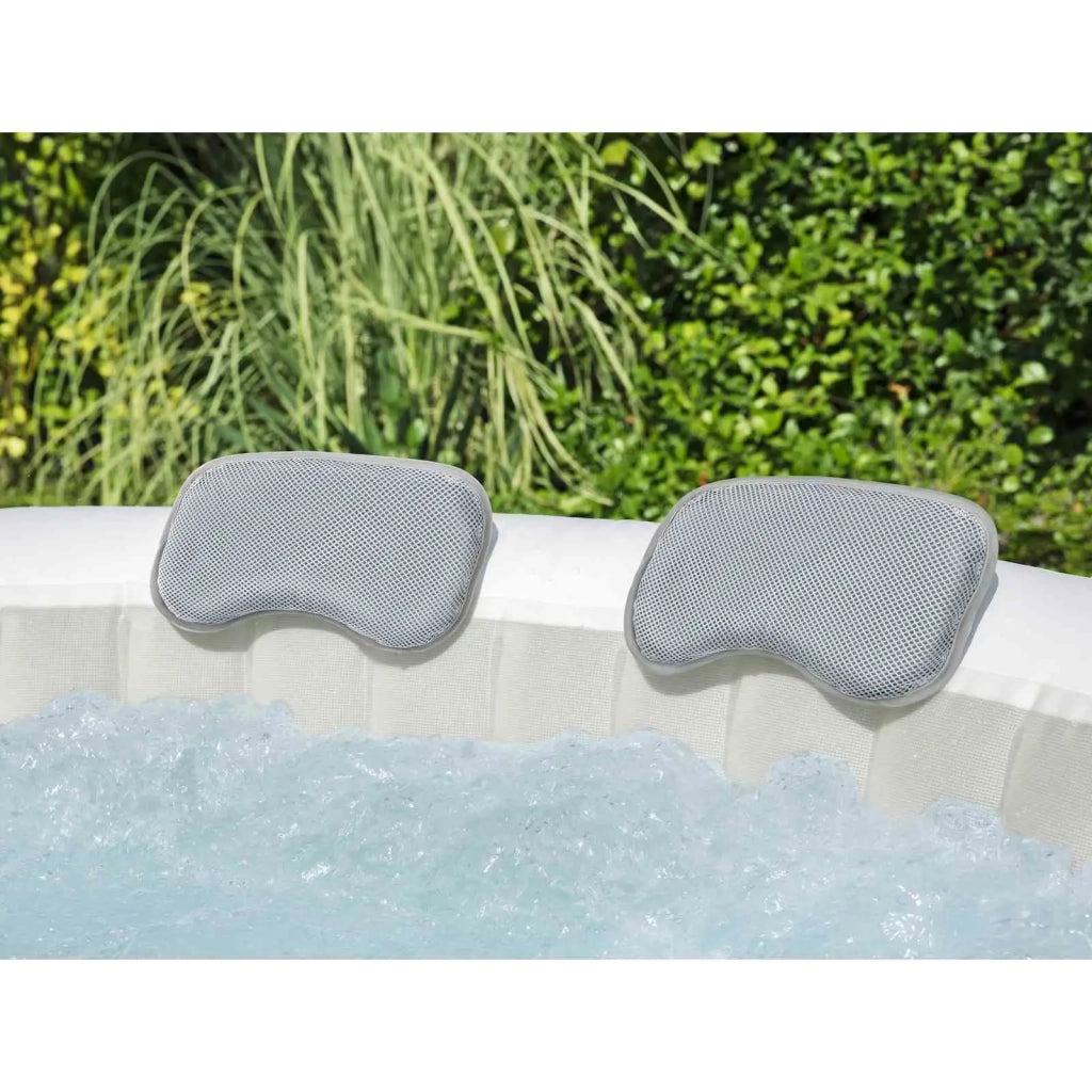 Bestway Cuscino da Spa 2 pcs Grigio 23 x 13 x 5 cm Acciaio e PVC 42035733