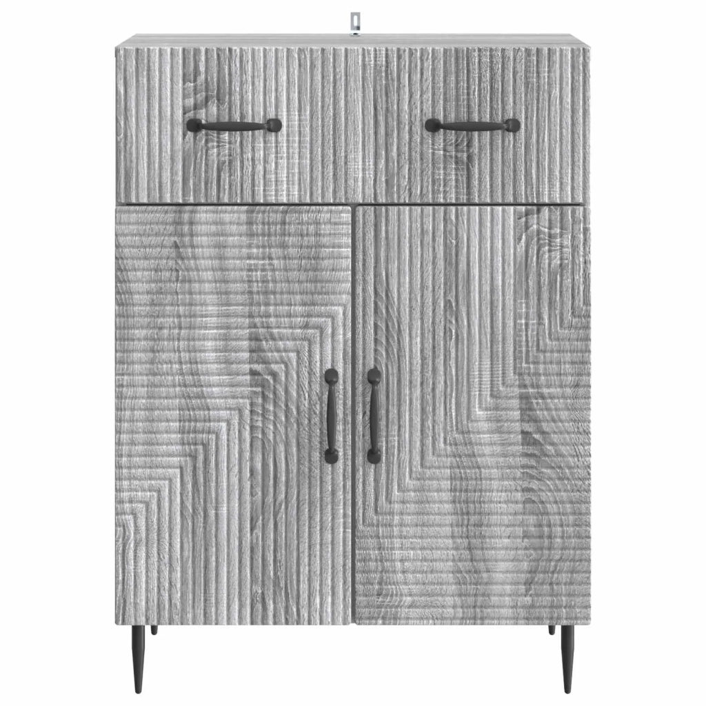 Credenza Grigio Sonoma 66 x 34,5 x 89,5 cm Legno ingegnerizzato 894871