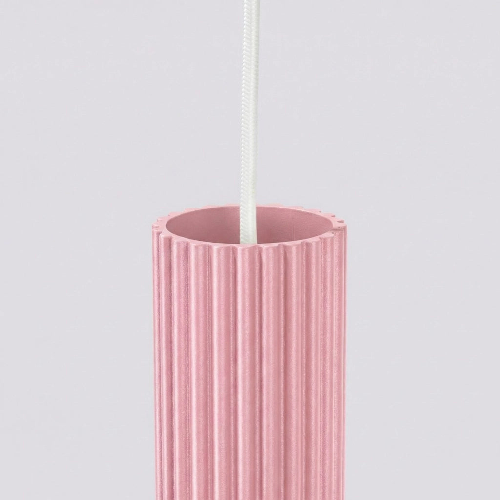 Lampada a sospensione KARBON 1 rosa
