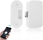 Blocco di Sicurezza Bluetooth APP Apertura Senza Chiave, Cassetto Senza Chiave, Pulsante Nascosto Senza Foratura per Armadi per Archiviazione, Armadi per Libri compatibili con Tuya