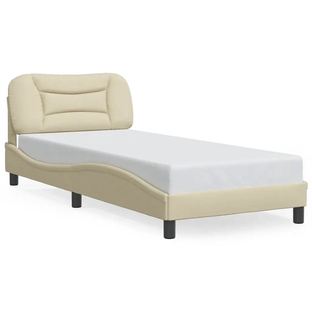 Giroletto senza Materasso Hvar Crema 80x200 cm in Tessuto