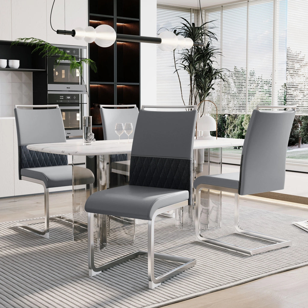 SEDIA ergonomica 42x48x95 cm grigio metallo