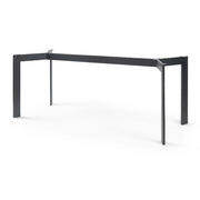 Telaio per Tavolo 'Fai da Te' Verg Struttura a 4 Gambe 180 x 70 x 72 cm - Nero [en.casa]