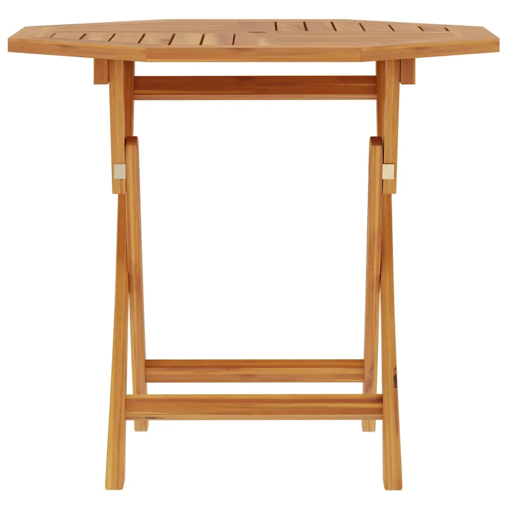 Tavolo da Giardino | Tavolino da esterno Pieghevole 85x85x76cm Legno Massello di Teak