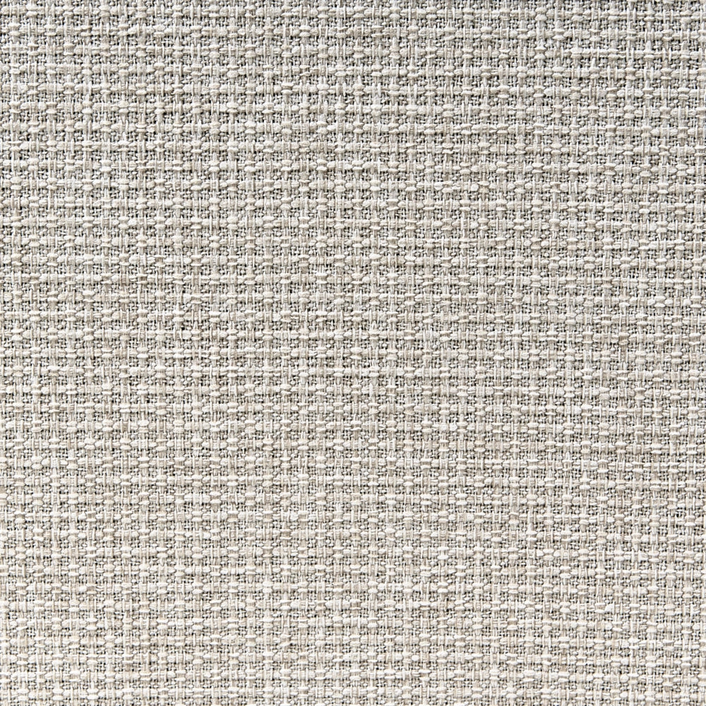 Divano a 3 posti in tessuto beige chiaro con schienale imbottito e gambe in legno anteriori con tappi Soggiorno scandinavo