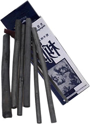 Set di Pennelli a Grafite in Legno: Pennelli a Grafite in Legno Nero (6 pezzi) - Set di 25 Pennelli a Grafite in Legno per Arte con Pennelli a Grafite in Legno di Salice (3-8mm)