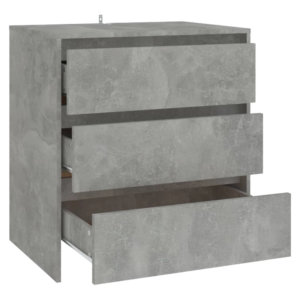 Buffet credenza cassettiera armadio mobile contenitore organizer per cucina soggiorno salotto 70 x 41 x 75 cm legno ingegnerizzato grigio 02_0032088