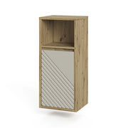 Mobiletto bagno Viola Rovere artigianale/Cachemire 37.8 x 80 cm Vicco