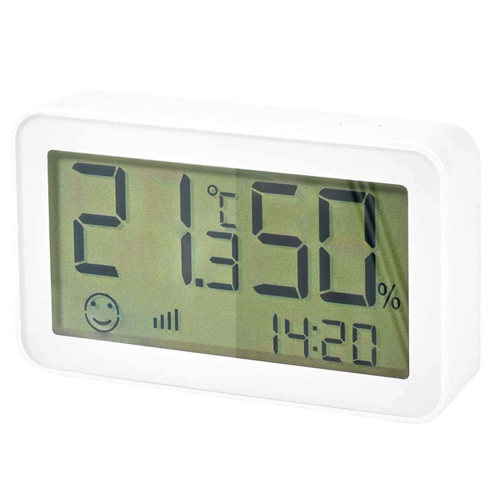 Sensore Climatico Intelligente SmartLife Zigbee 3.0 con Schermo LCD Bianco Nedis