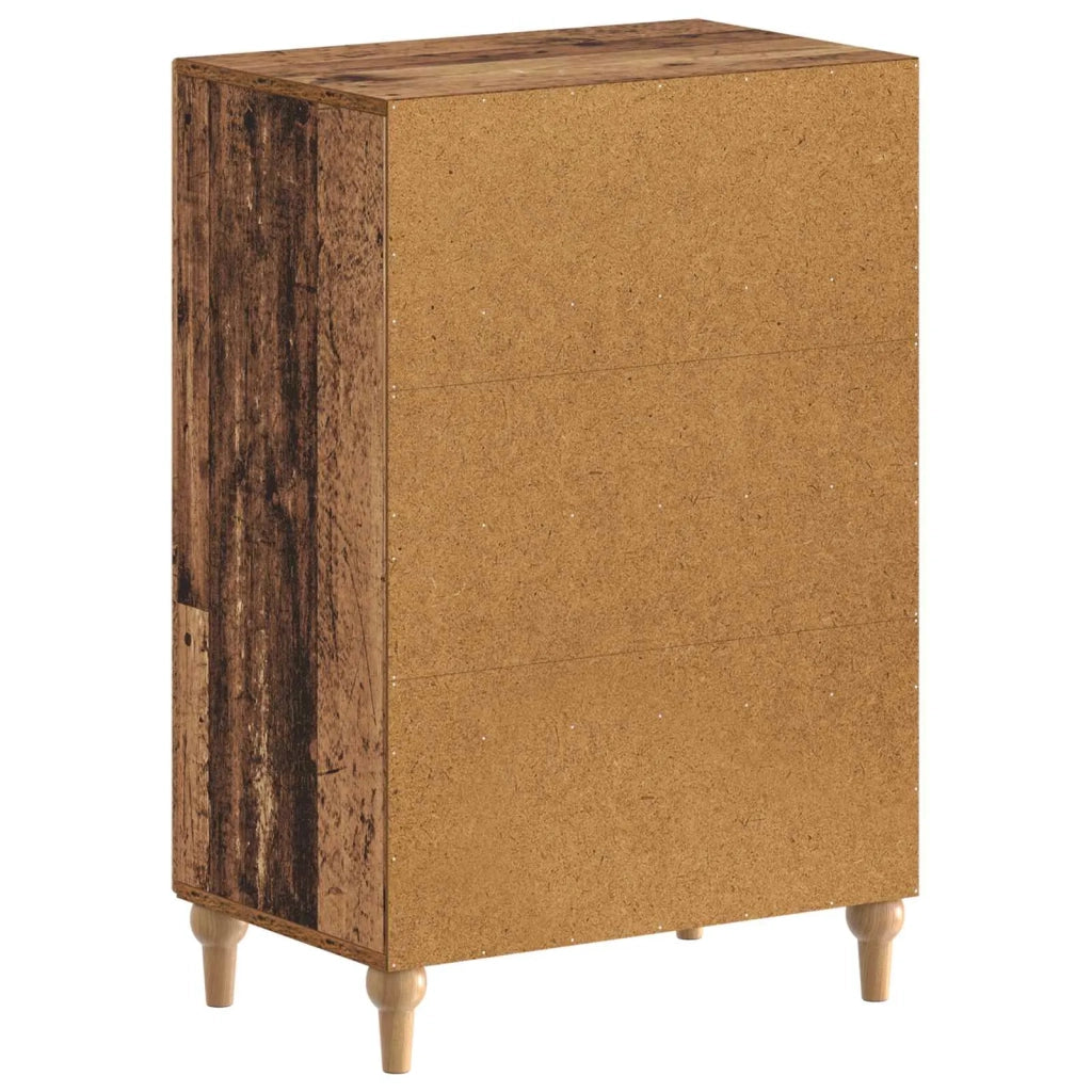 Mobile per scarpe ALKMAAR 59,5 x 39,5 x 90 cm Legno antico 896213