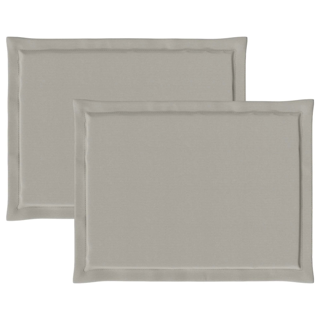 Cuscini per Seduta 2 pcs Grigio Chiaro 47 x 36 x 2 cm