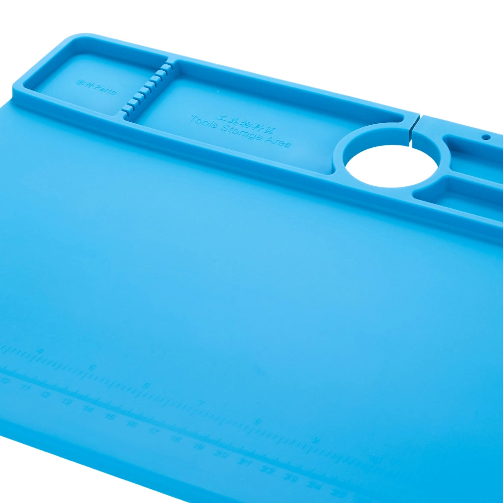 Tappetino in Silicone per Microscopio 380x260mm – Resistente al Calore 500°C, Antistatica, Impermeabile