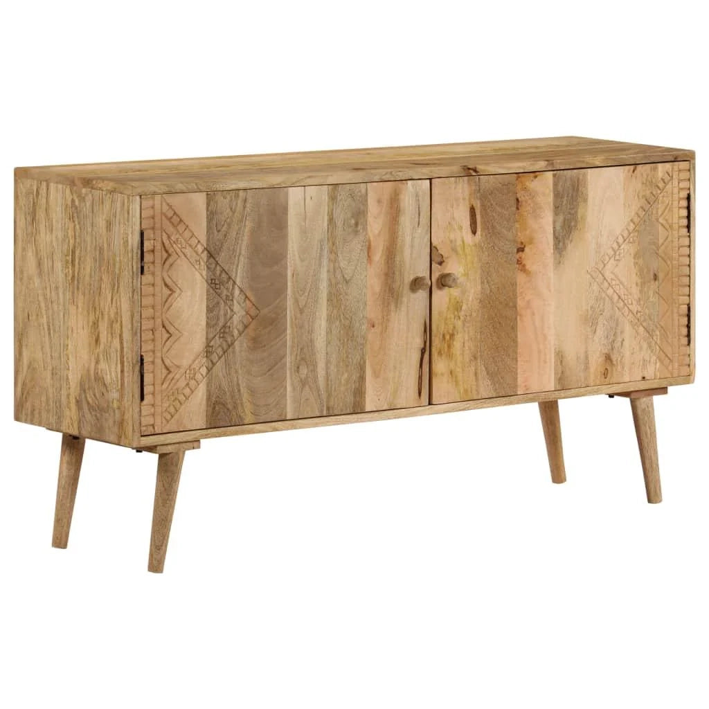 Buffet credenza mobiletto consolle mobile contenitore legno massello di mango 120 cm 4402047