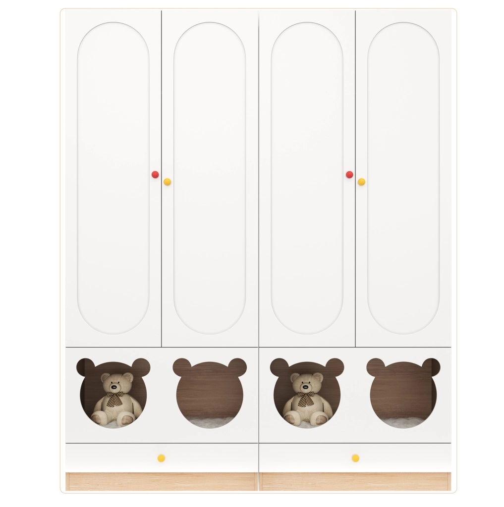 Armadio per bambini a 2 ante 80 x 50 x 200 cm