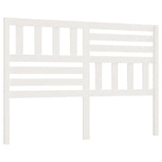 Testiera | Testata per Letto Bianca 146x4x100cm in Legno Massello di Pino