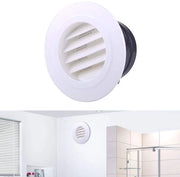 Ventilatore a soffitto bianco - Ventilatore a soffitto rotondo - Valvola di scarico - Valvola di ventilazione - 75-200 mm - Plastica - Ventilatore di soffitto