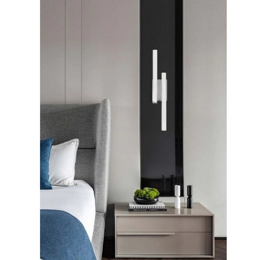 Trade Shop - Applique Parete Onda 10w Plafoniera Moderno Bianco Luce Fredda Naturale Calda E26 -