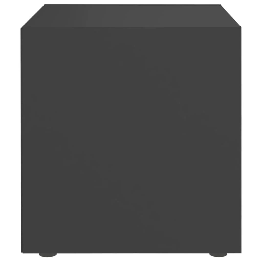 Mobile TV multimediale mensola TV credenza mobile TV sala da pranzo soggiorno camera da letto 2 pezzi 37 x 35 x 37 cm legno ingegnerizzato grigio 02_0028537