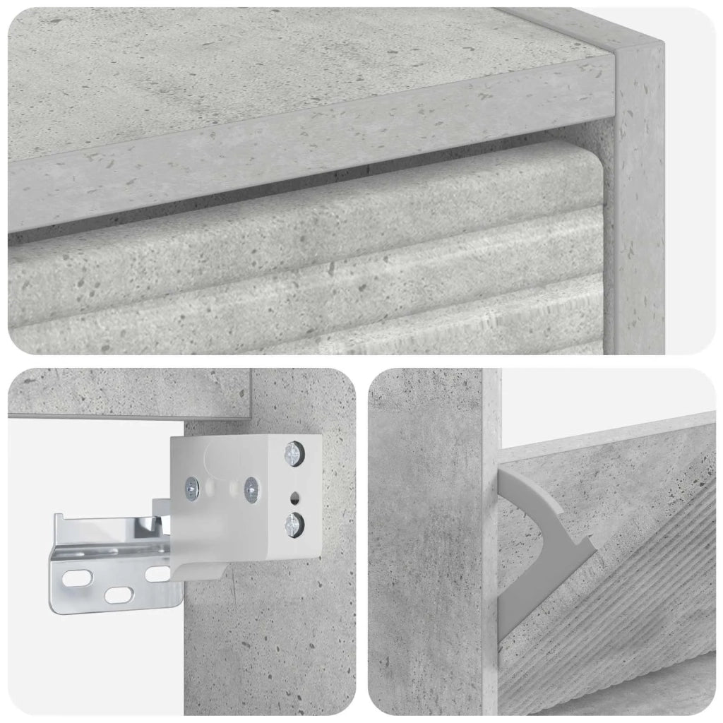 Mobiletto per Scarpe da Muro HAARLEM 71 x 17 x 43 cm 896848