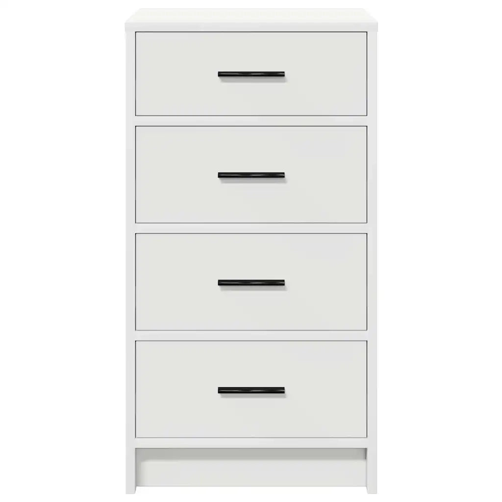 Credenza con Cassetto-Buffet-Armadio da cucina Bianco 40 x 41 x 75 cm Legno multistrato