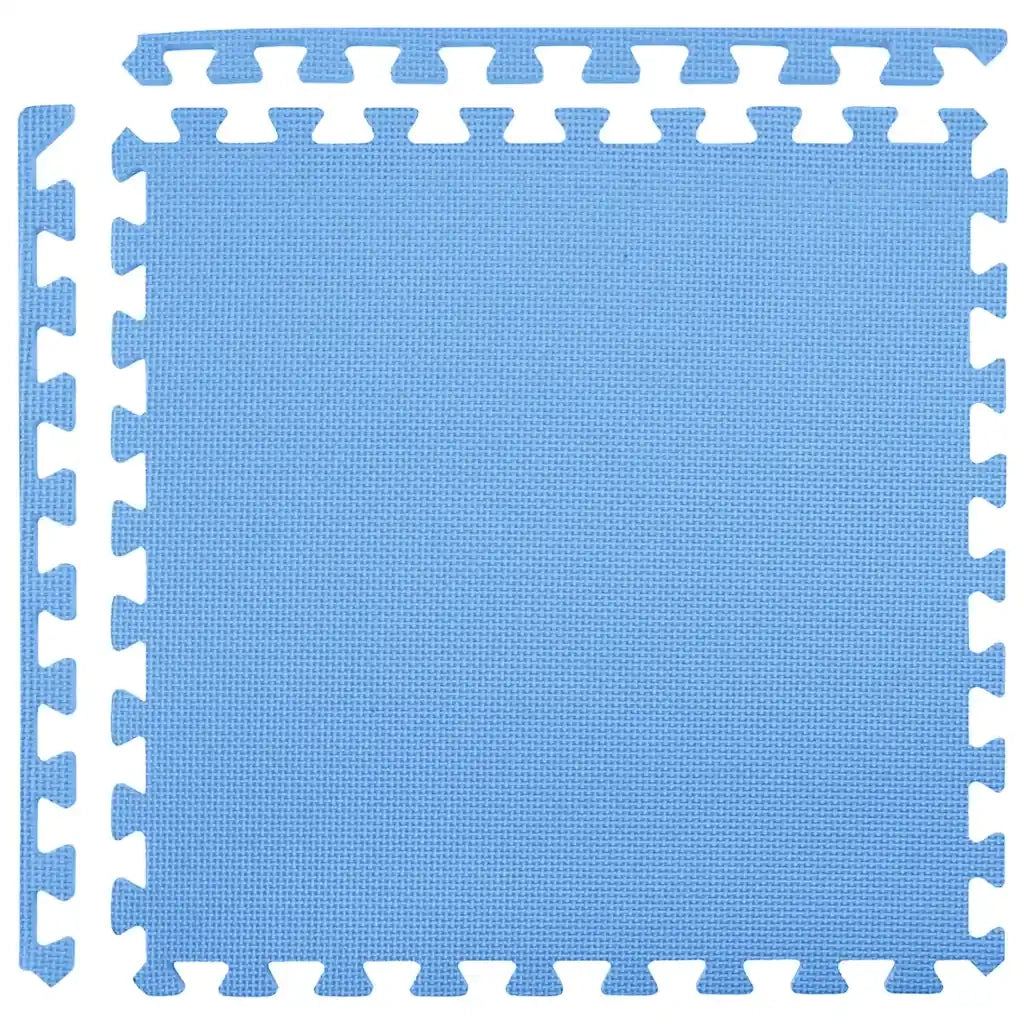Tappetino a Incastro 12 pz 4,32 m² in Schiuma EVA Blu 92465