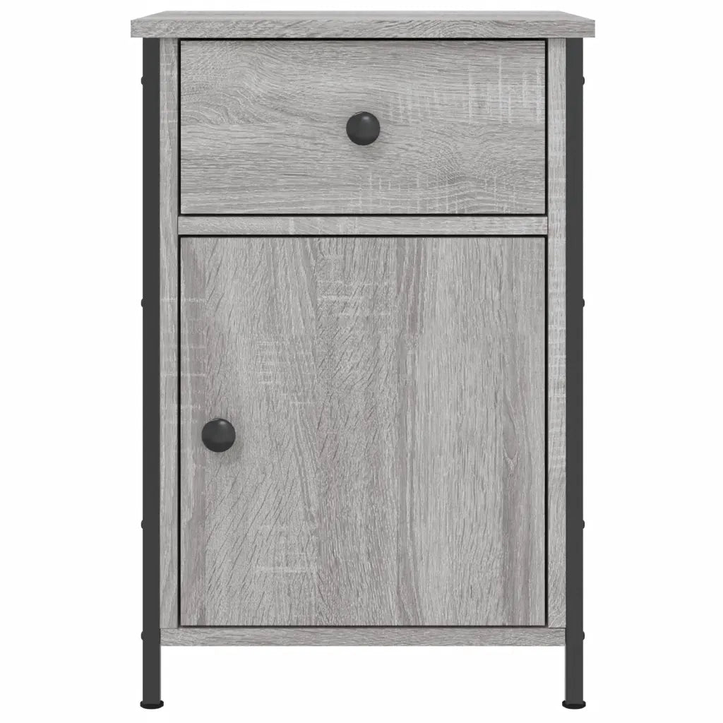 Comodino | Armadio da Notte | Mobiletto da notte Grigio Sonoma 40x42x60 cm in Legno Multistrato