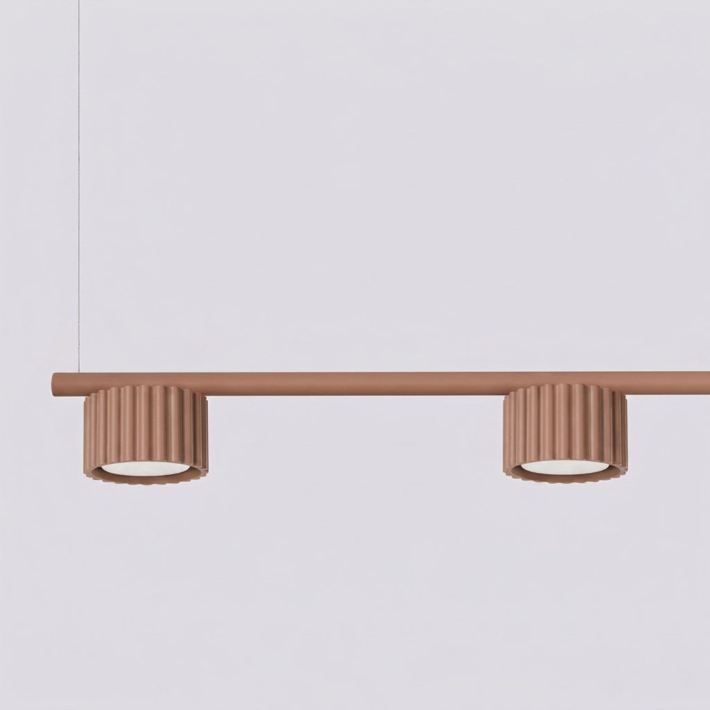 Lampadario AURA 4 moka Gx53