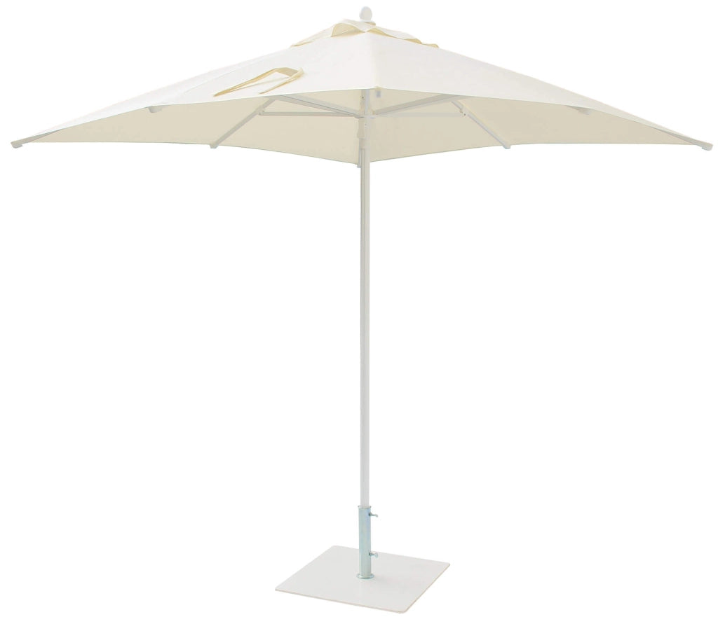 Ombrellone da Giardino 2,25x2,25 m Palo Ø40 mm in Alluminio Maffei Kronos Ecrù