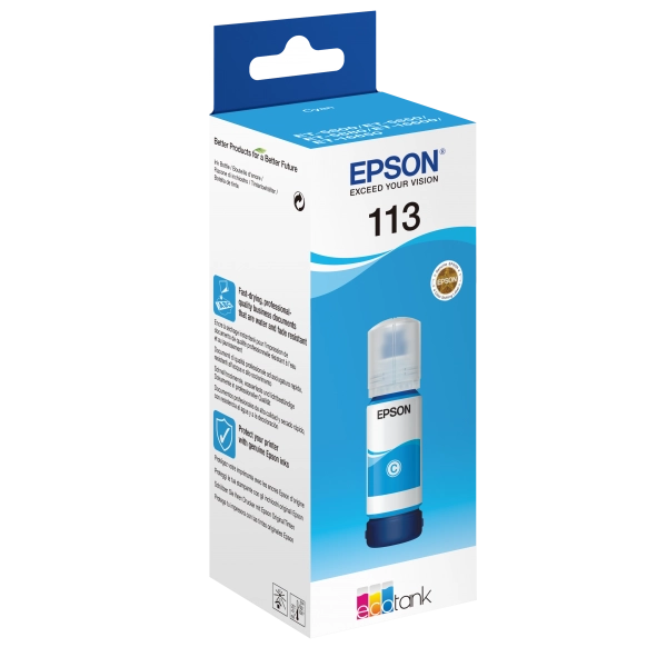 EPSON CARTUCCIA 113 ECOTANK CIANO BOTTLE STANDARD