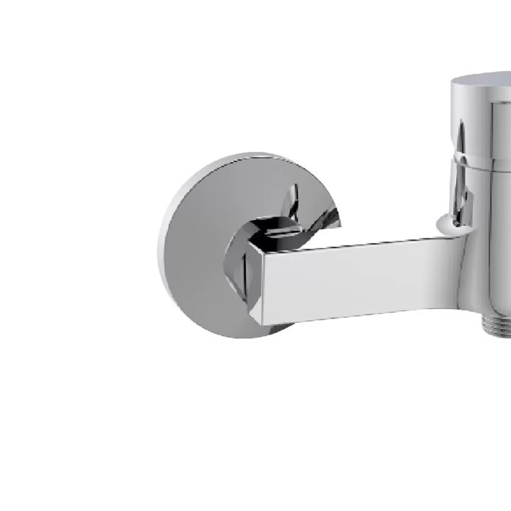 Miscelatore esterno doccia cromato con leva in metallo - Serie Hellis