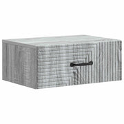 Mobiletto da notte a muro Grigio Sonoma 49 x 34,5 x 20 cm 898627