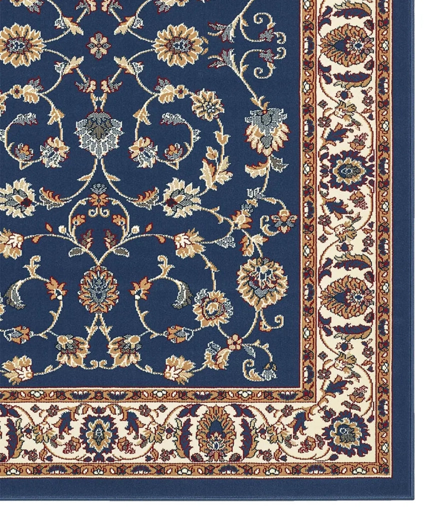 Tappeto passatoia ROYAL SHIRAZ 2079 AZZURRO cm.70x240 arredo casa disegno moderno geometrico arredo casa