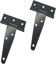 Serrature a T per Porta di Servizio Pesante - 8 Pollici - Porta Lunga - Verniciata di Nero