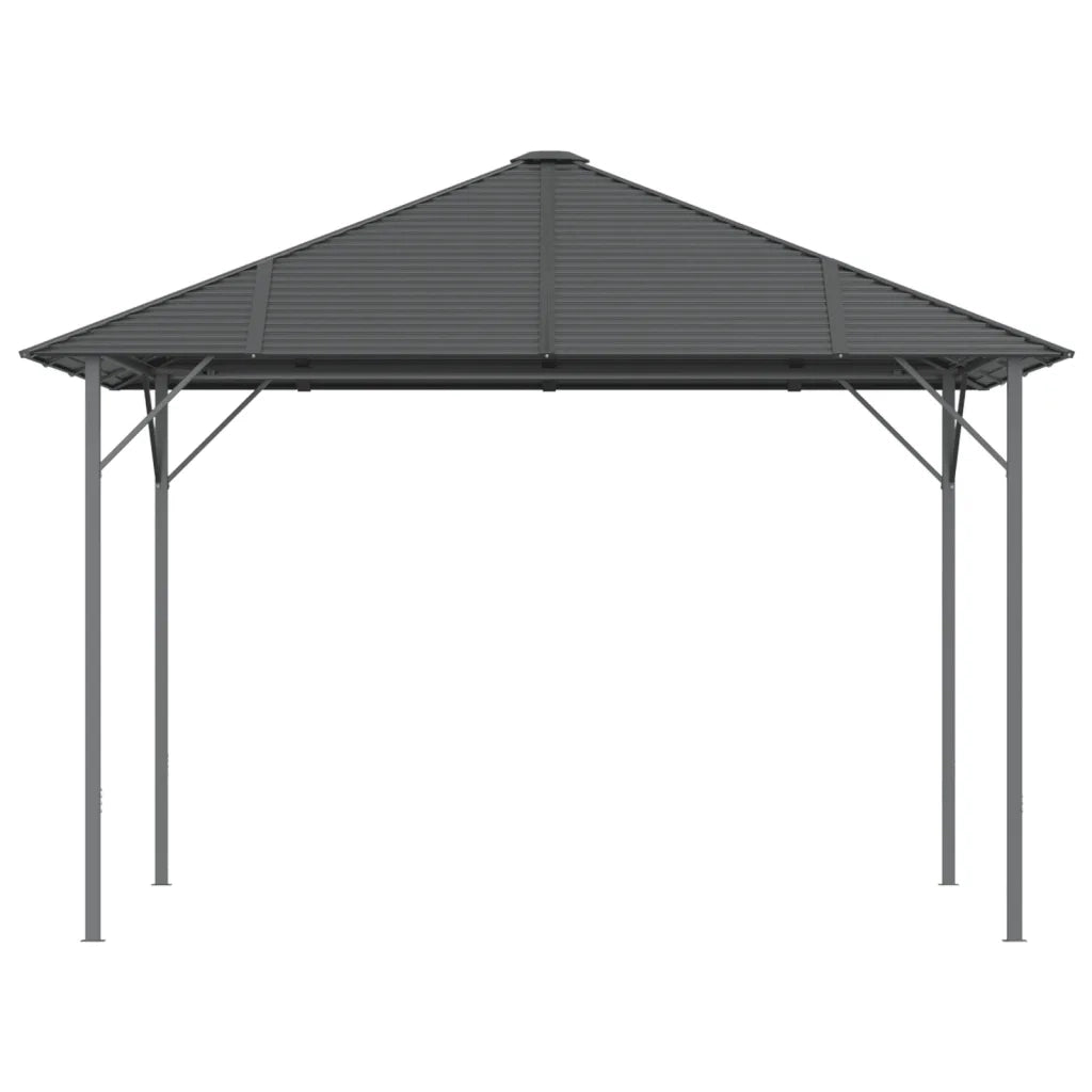 Gazebo con Tetto 3x3 m Antracite 315247