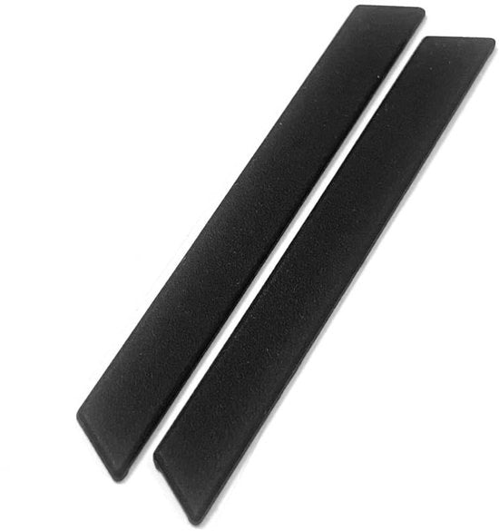 2 Pannelli di Protezione in Gomma per Laptop (Nero)