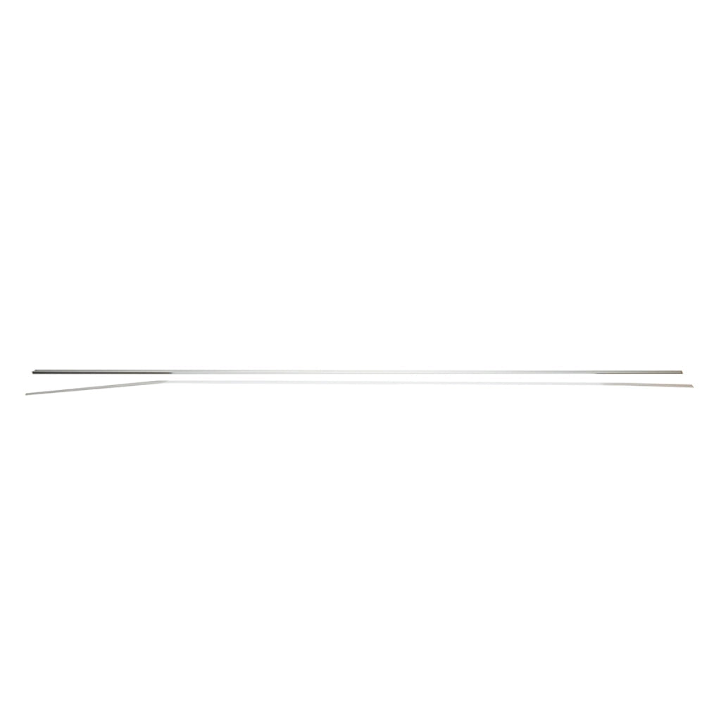 Profilo in alluminio per strisce LED 17,4x7x2000mm, applicato con diffusore opaco, striscia massima 12mm