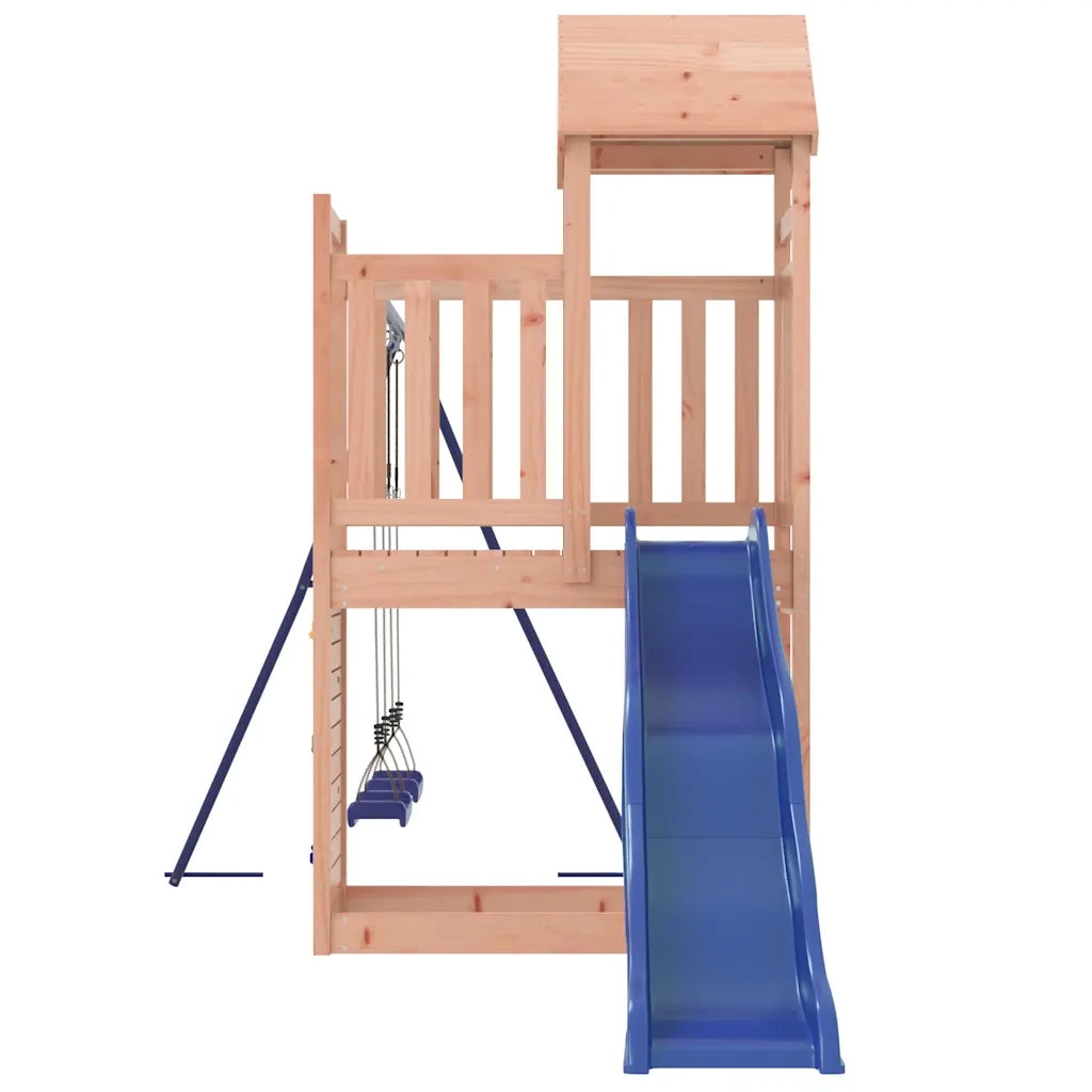 Set da Gioco da Esterno in Legno Massello di Douglas