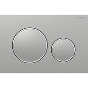 PLACCA DI COMANDO SIGMA20 DOPPIO TASTO  ACCIAO INOX     GEBERIT