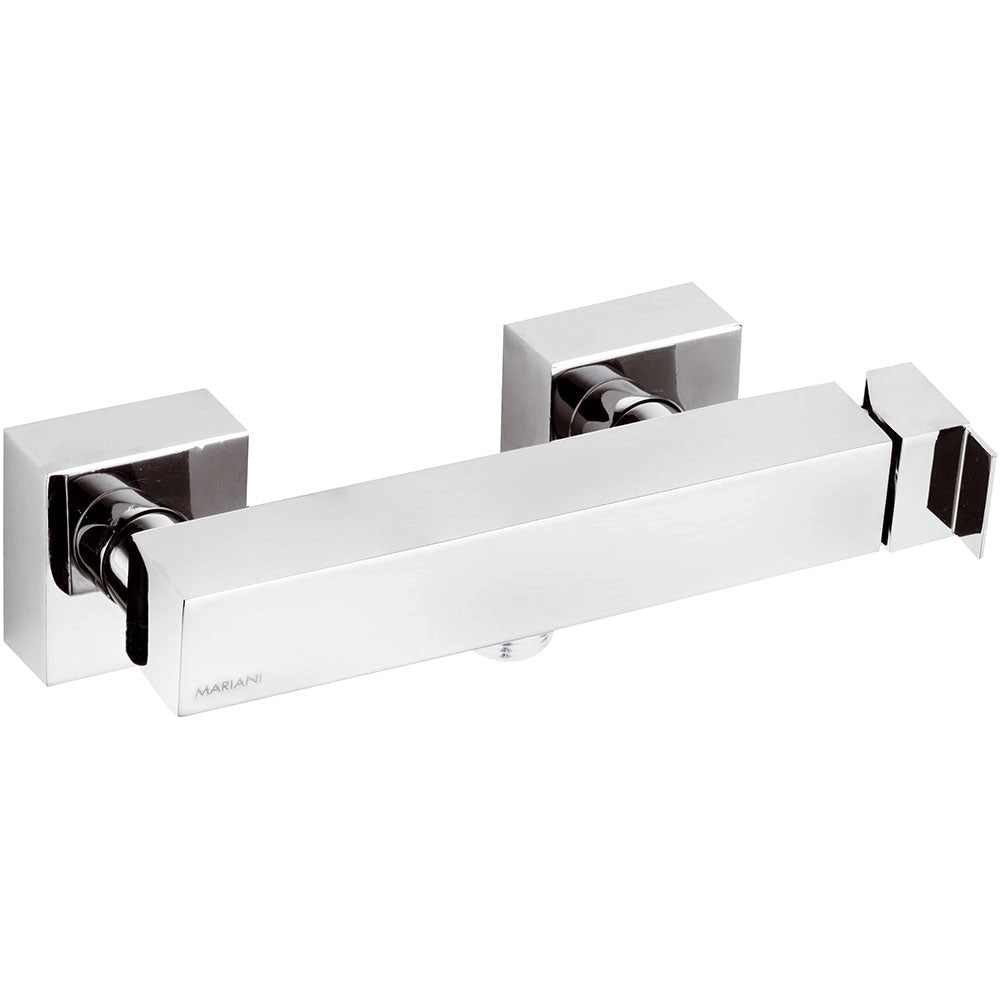 Rubinetto Miscelatore Monocomando Doccia Esterno in Ottone Mariani Polar Cromato