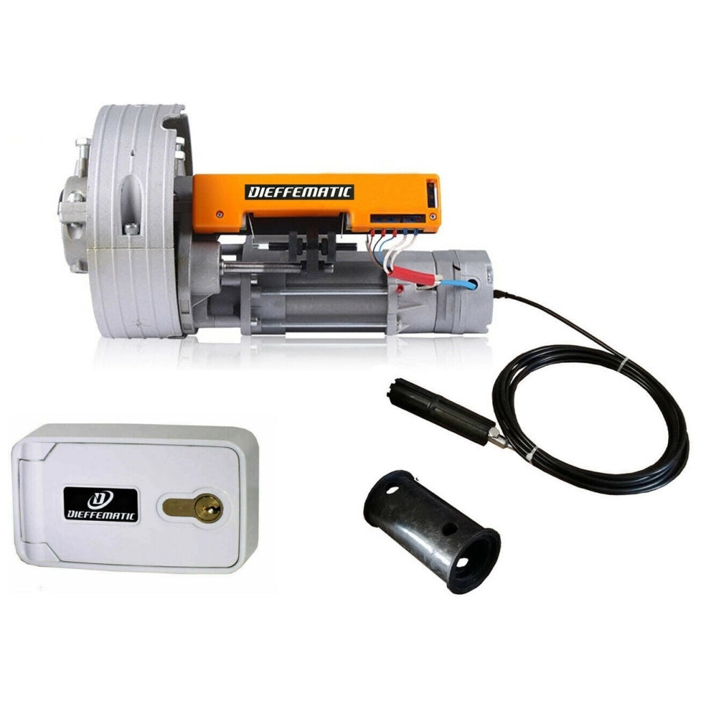 MOTORE PER SERRANDA CON ELETTROFRENO 140 KG D. 200 60 48 CON BLINDINO DI SBLOCCO